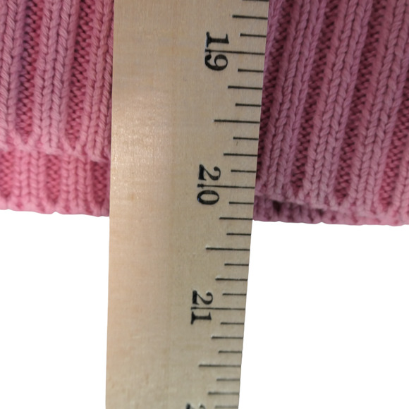 Marine Layer Sweater Women XS Pink Ribbed Knit 100% Cotton Career Casual Classic - Picture 7 of 8